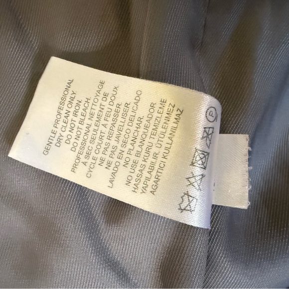 EUC $750 Tibi Grey Faux Curly Lamb Coat - Picture 16 of 16